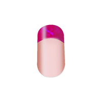 French Tips Nail Polish Stickers - Pink Sparkles