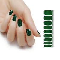 Nail Polish Stickers - Racing Green
