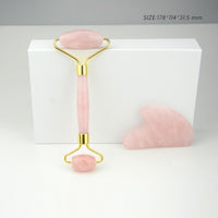 Rose Quartz Crystal Mineral Roller