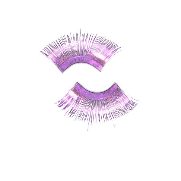 Synthetic False Lashes - Hologram Purple