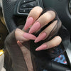 Classic Collection - Extra Long Press On Nails - Ballerina Pink Almond