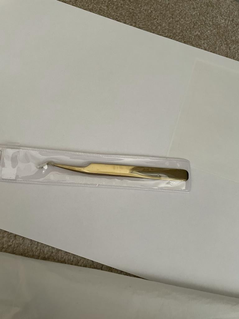 Tweezers - Gold Angled Accuracy