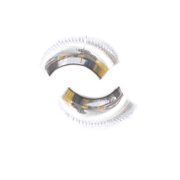 Synthetic False Lashes - Hologram Silver
