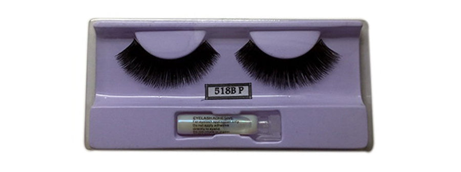 Synthetic Hair False Lashes - Thick Density Double Layered