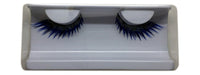 Synthetic Hair False Lashes - Blue with Glitter