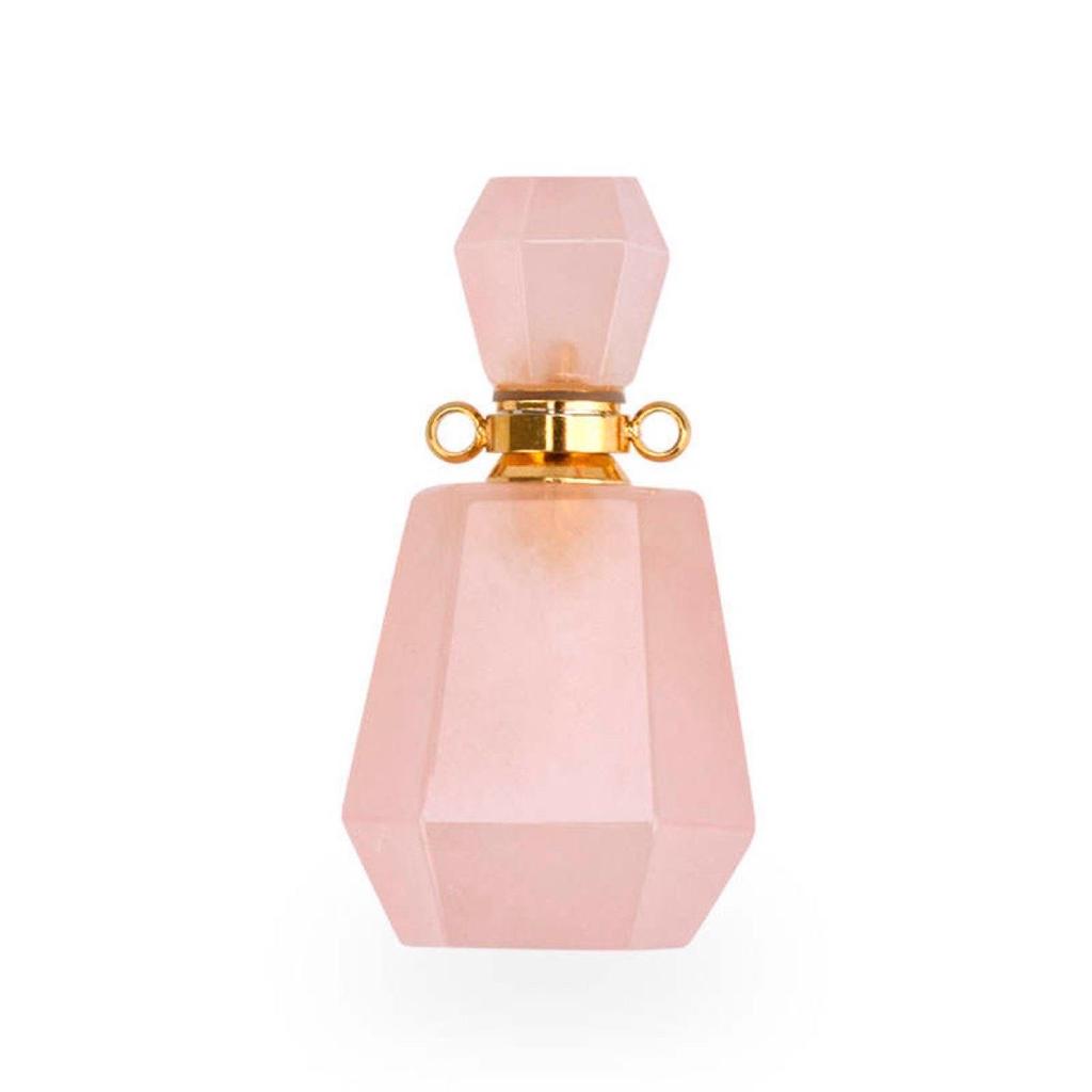 Rose Quartz Essential Oil & Perfume Bottle Pendant 2ml