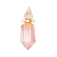 Rose Quartz Essential Oil & Perfume Bottle Pendant 2ml